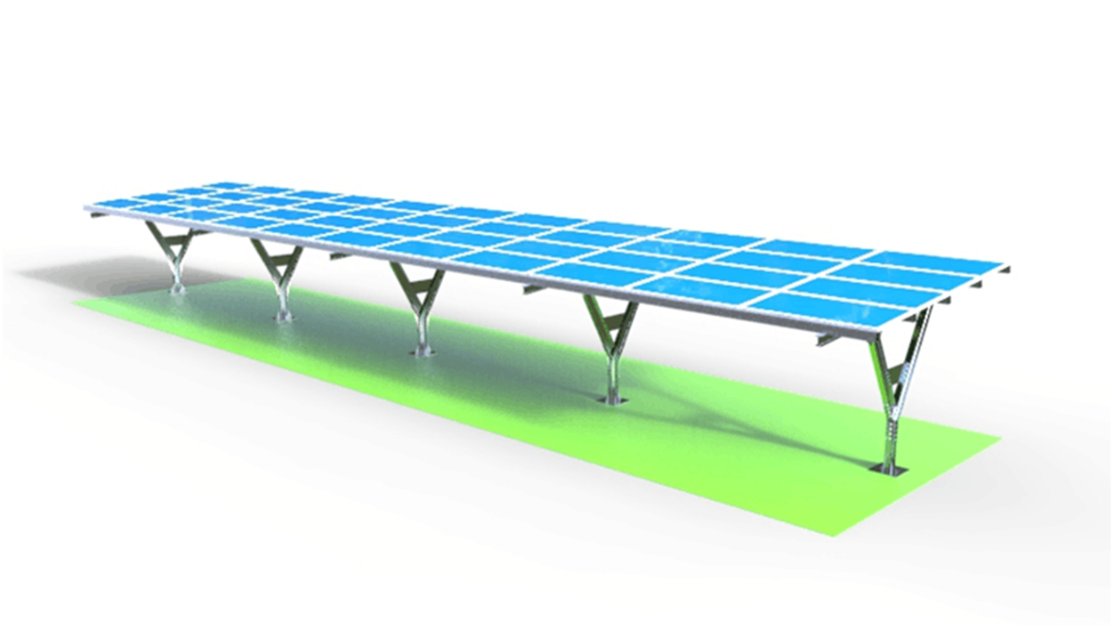 Tender Y-shaped Solar Carport