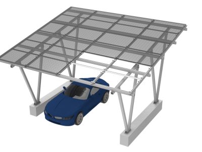 W-Shaped Carport